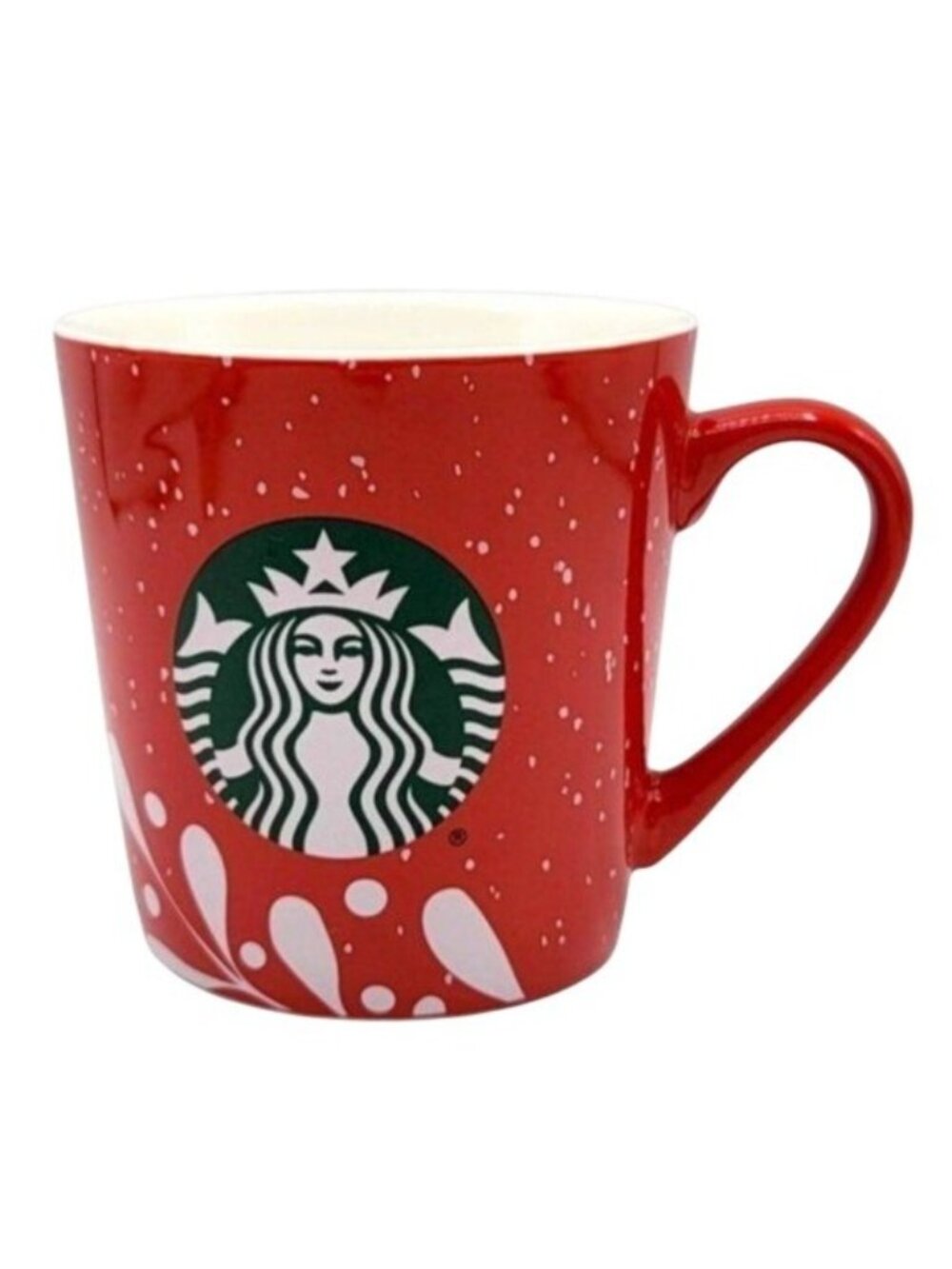 Starbucks 2020 Christmas Snow Mug Red White 18oz Holly Holiday Mermaid Logo
